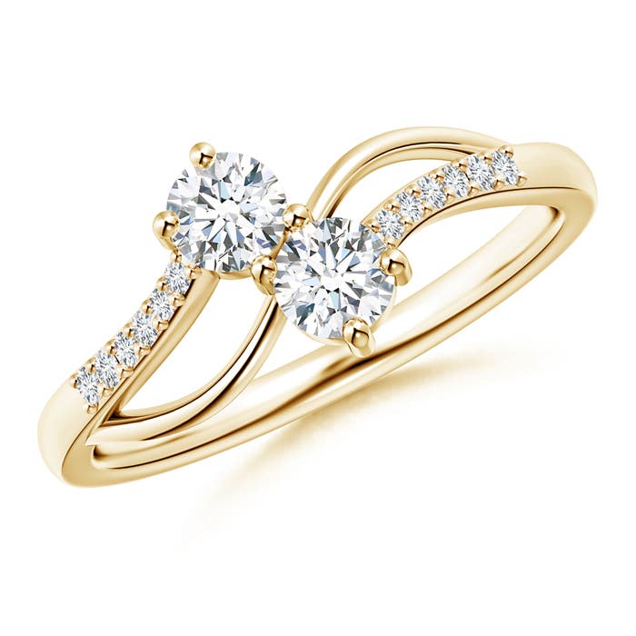 G, VS2 / 0.42 CT / 14 KT Yellow Gold