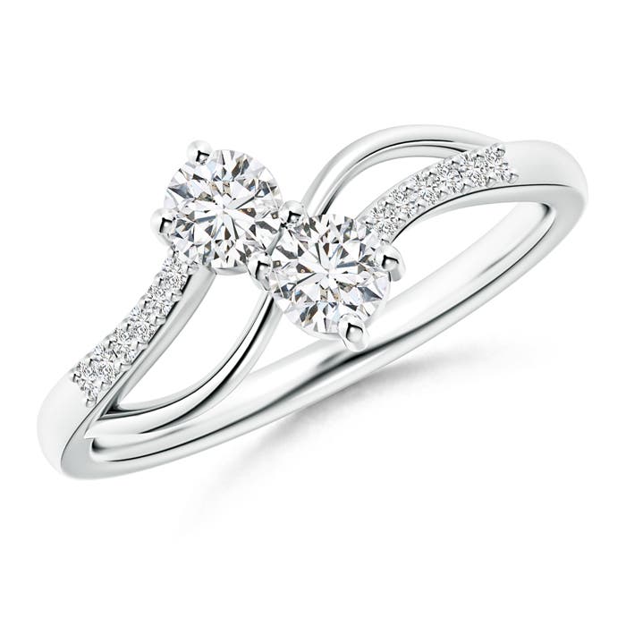 H, SI2 / 0.42 CT / 14 KT White Gold