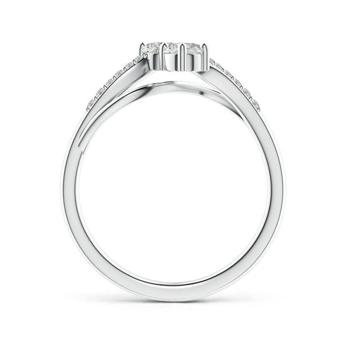 K, I3 / 0.42 CT / 14 KT White Gold