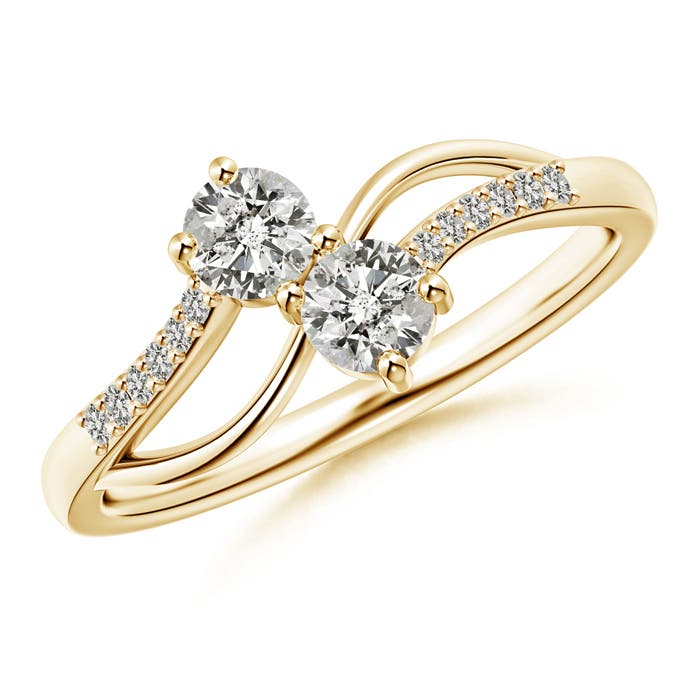 K, I3 / 0.42 CT / 14 KT Yellow Gold