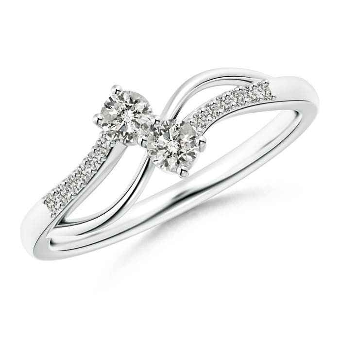 K, I3 / 0.27 CT / 14 KT White Gold