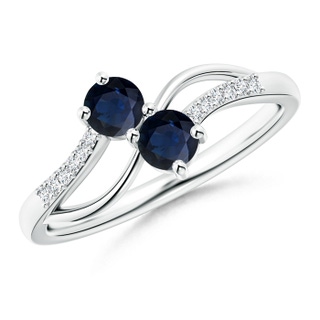 Round A Blue Sapphire