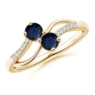 Round A Blue Sapphire