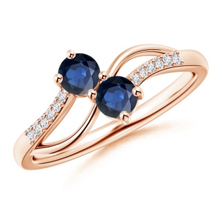 Round AA Blue Sapphire