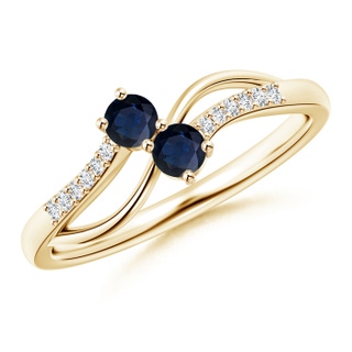 Round A Blue Sapphire