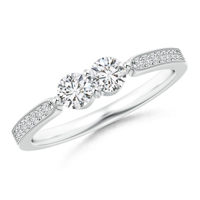 H, SI2 / 0.43 CT / 14 KT White Gold
