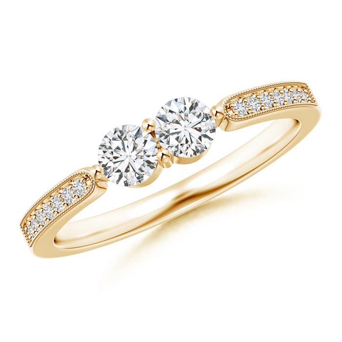 H, SI2 / 0.43 CT / 14 KT Yellow Gold