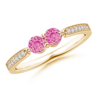 Round AA Pink Sapphire