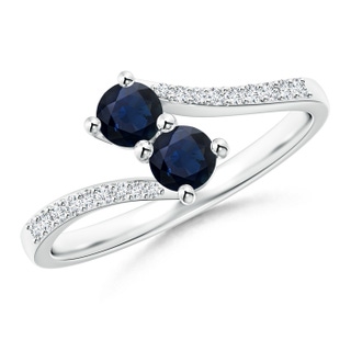 Round A Blue Sapphire