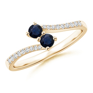 Round A Blue Sapphire