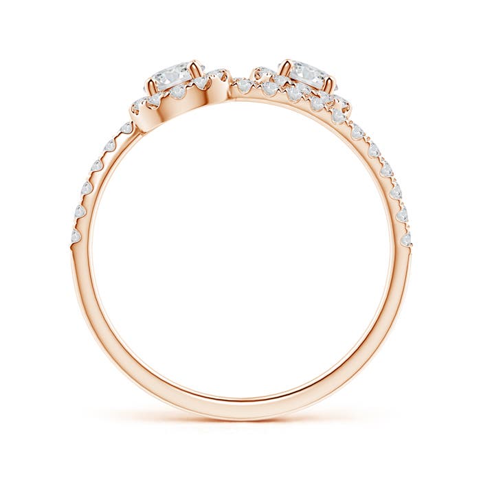 H, SI2 / 0.73 CT / 14 KT Rose Gold