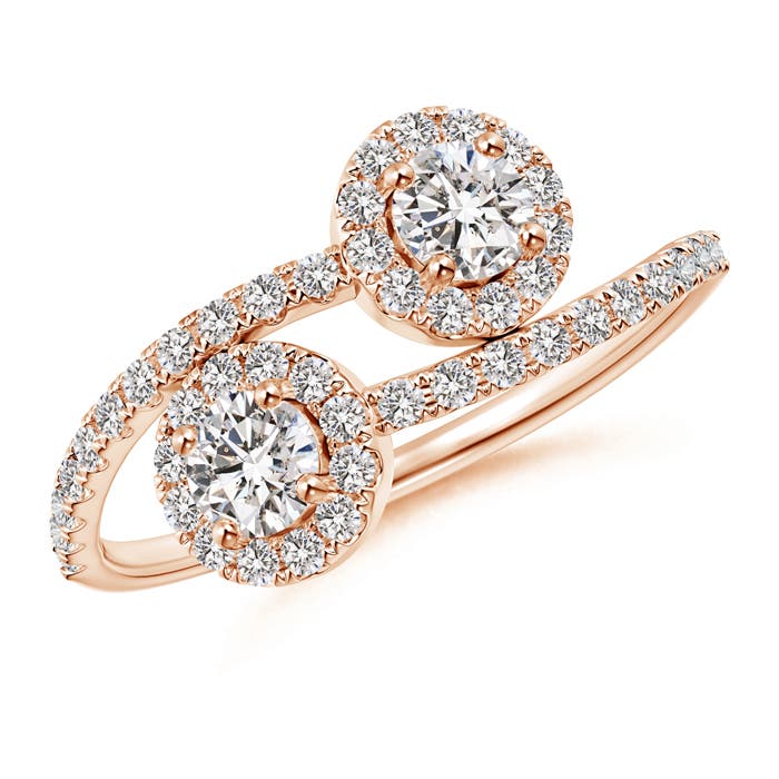 I-J, I1-I2 / 0.73 CT / 14 KT Rose Gold