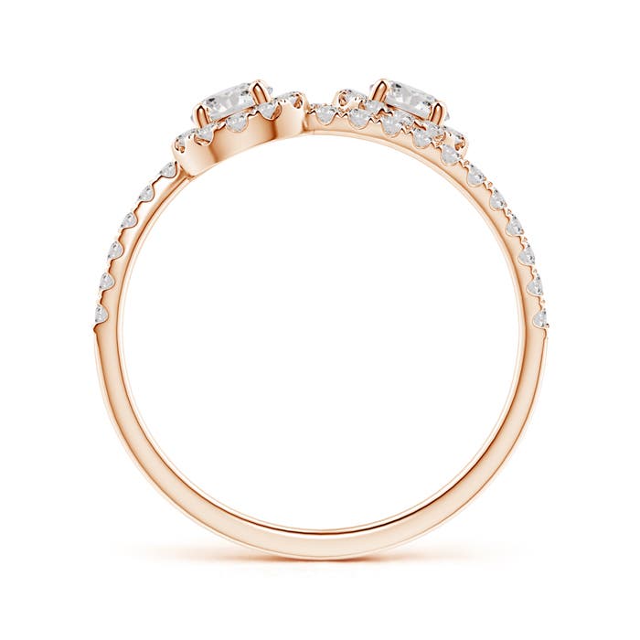 I-J, I1-I2 / 0.73 CT / 14 KT Rose Gold