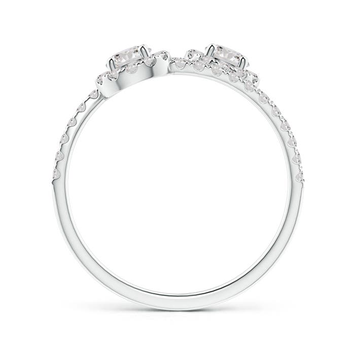 I-J, I1-I2 / 0.73 CT / 14 KT White Gold