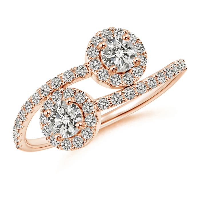 K, I3 / 0.73 CT / 14 KT Rose Gold