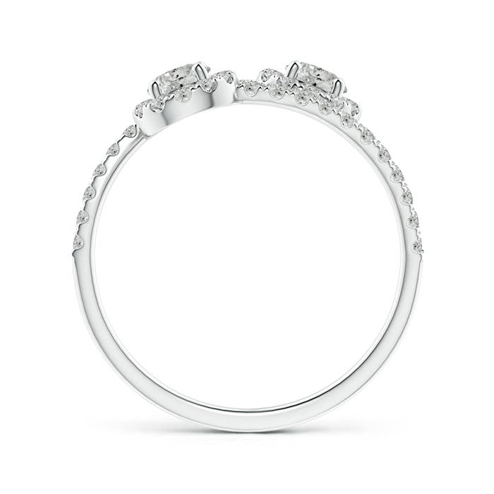 K, I3 / 0.73 CT / 14 KT White Gold