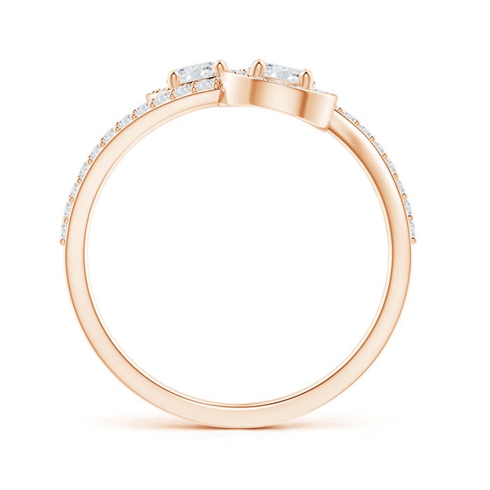 G, VS2 / 0.71 CT / 14 KT Rose Gold