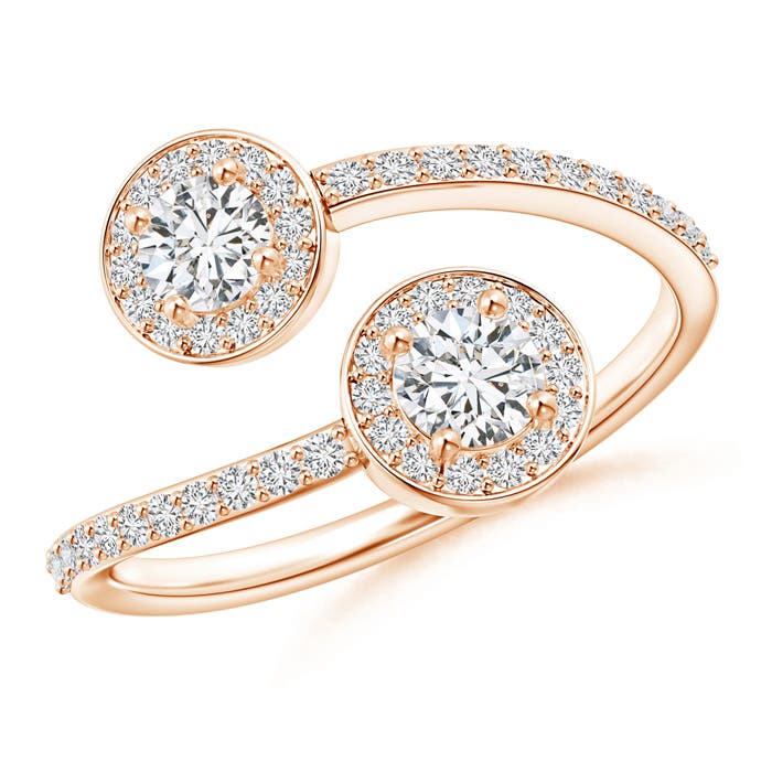 H, SI2 / 0.71 CT / 14 KT Rose Gold