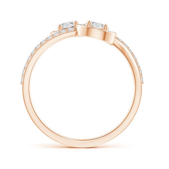 H, SI2 / 0.71 CT / 14 KT Rose Gold