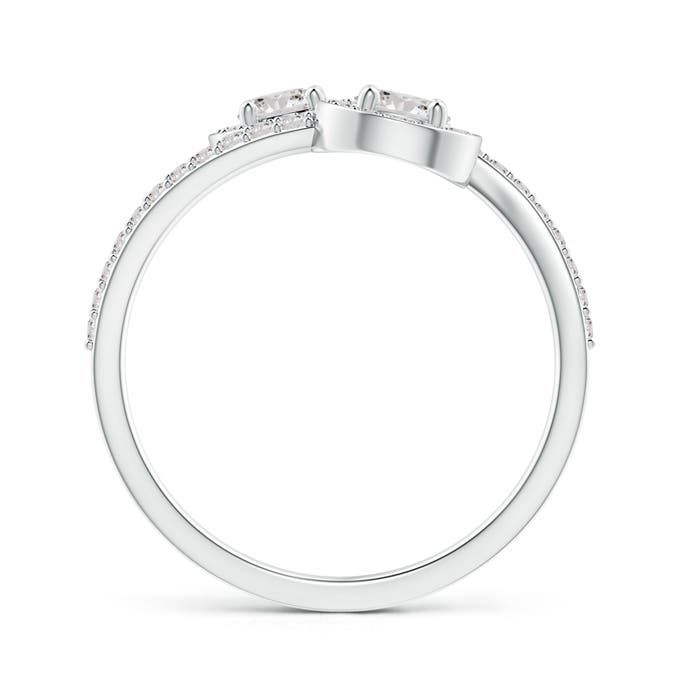 I-J, I1-I2 / 0.71 CT / 14 KT White Gold