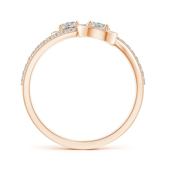 K, I3 / 0.71 CT / 14 KT Rose Gold