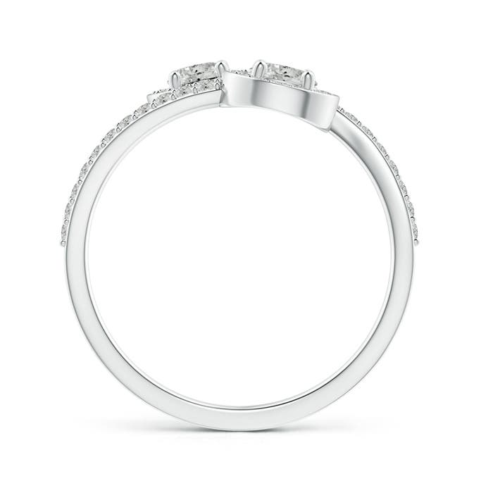 K, I3 / 0.71 CT / 14 KT White Gold