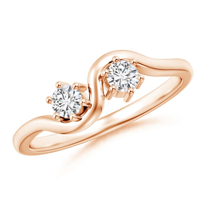 H, SI2 / 0.25 CT / 14 KT Rose Gold