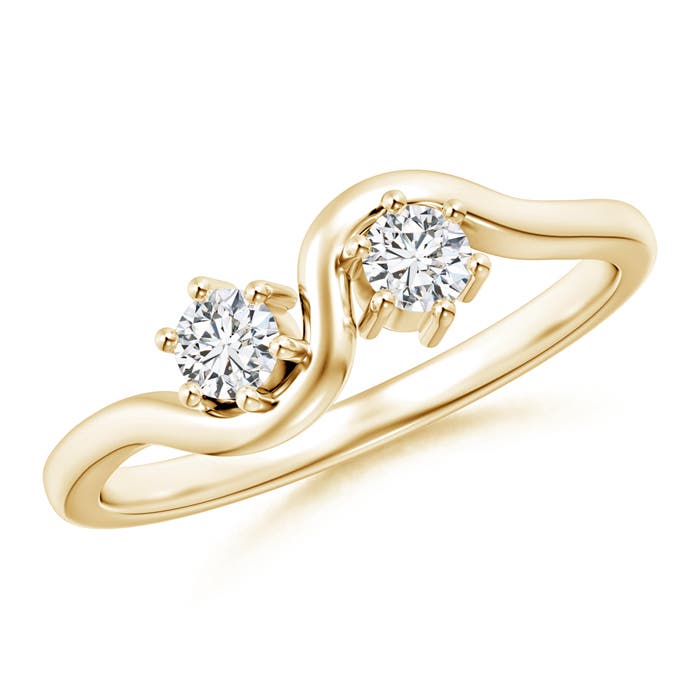 H, SI2 / 0.25 CT / 14 KT Yellow Gold