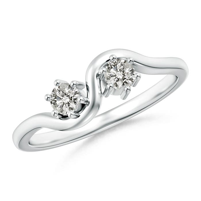 K, I3 / 0.25 CT / 14 KT White Gold