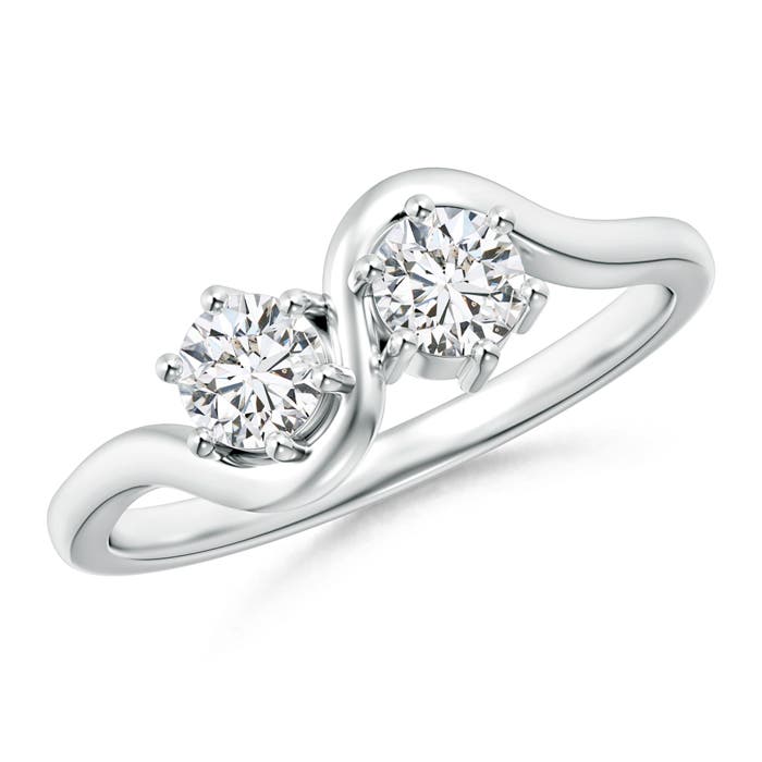 H, SI2 / 0.5 CT / 14 KT White Gold