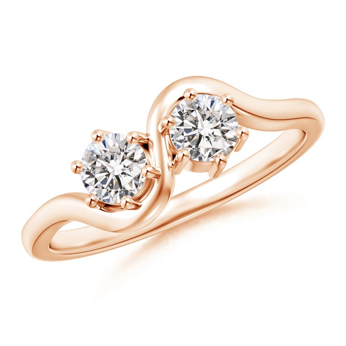 I-J, I1-I2 / 0.5 CT / 14 KT Rose Gold