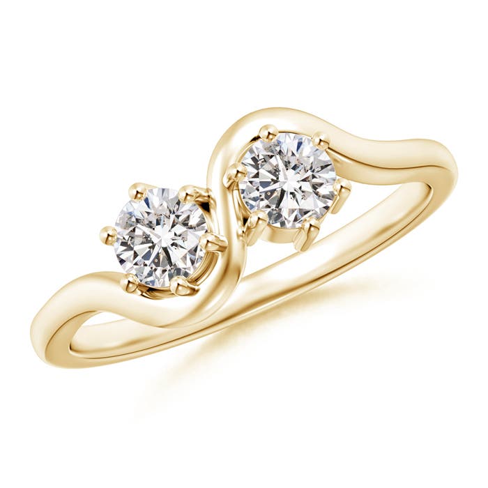 I-J, I1-I2 / 0.5 CT / 14 KT Yellow Gold