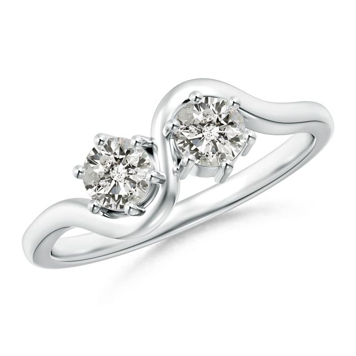 K, I3 / 0.5 CT / 14 KT White Gold