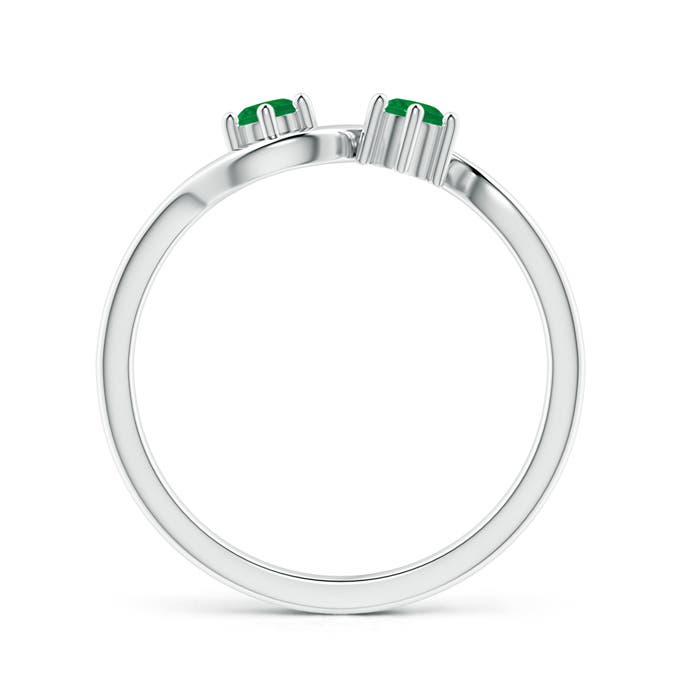 AA - Emerald / 0.24 CT / 14 KT White Gold