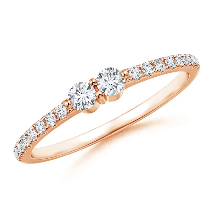 G, VS2 / 0.29 CT / 14 KT Rose Gold