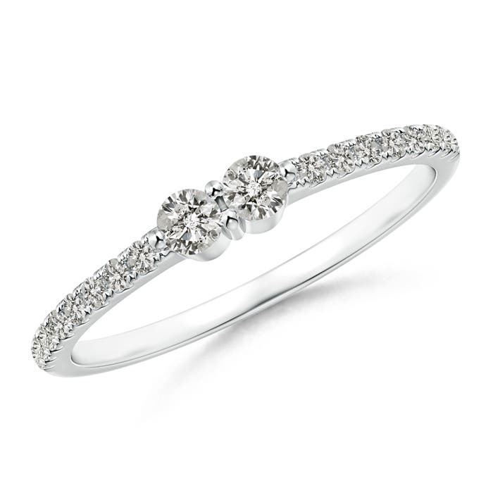 K, I3 / 0.29 CT / 14 KT White Gold