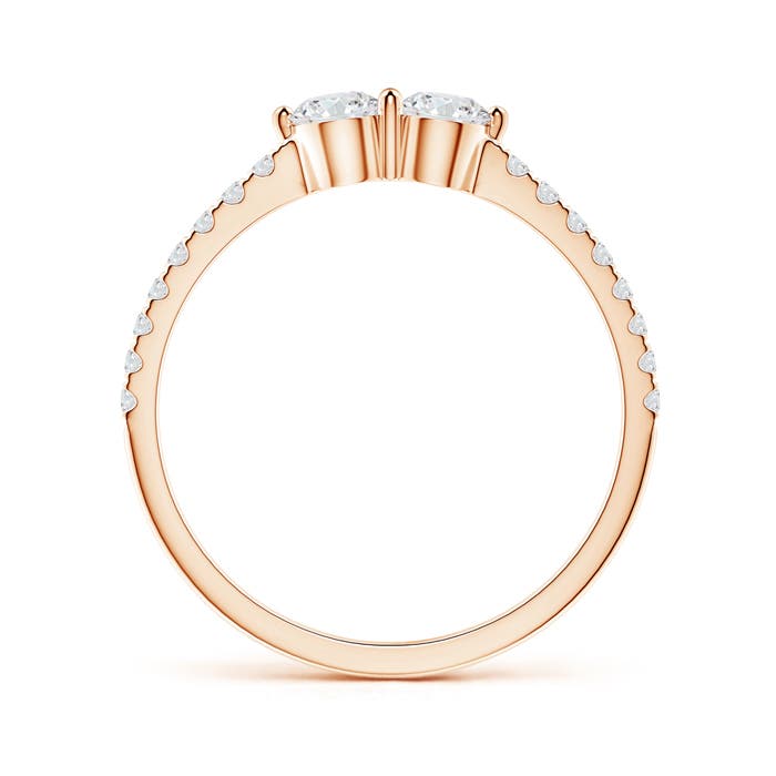 G, VS2 / 0.5 CT / 14 KT Rose Gold