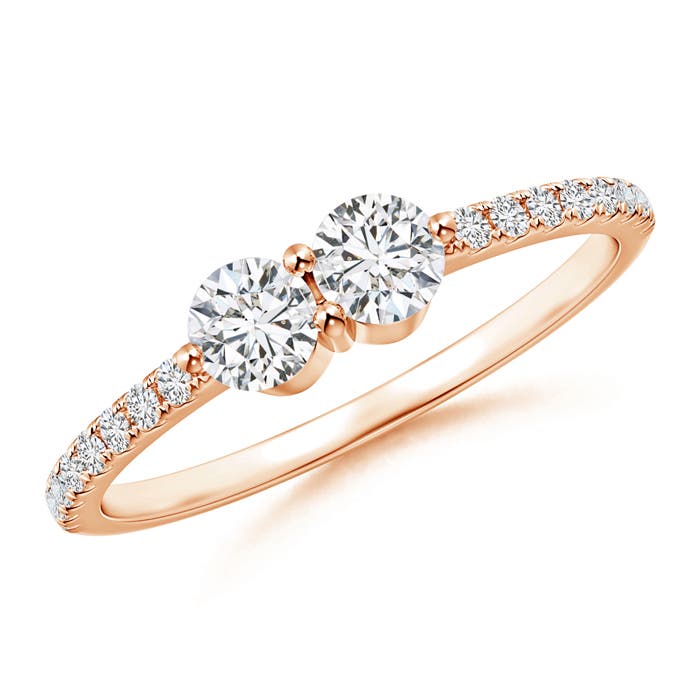 H, SI2 / 0.5 CT / 14 KT Rose Gold