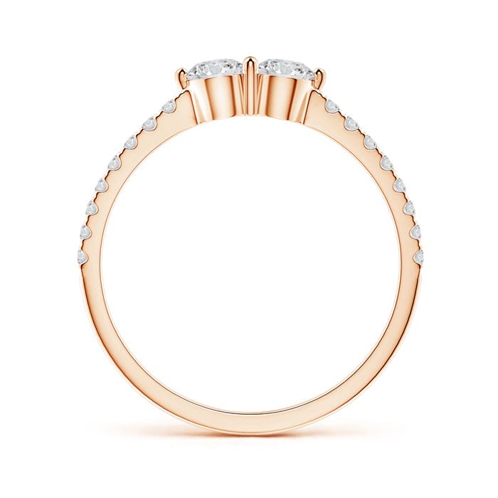 H, SI2 / 0.5 CT / 14 KT Rose Gold