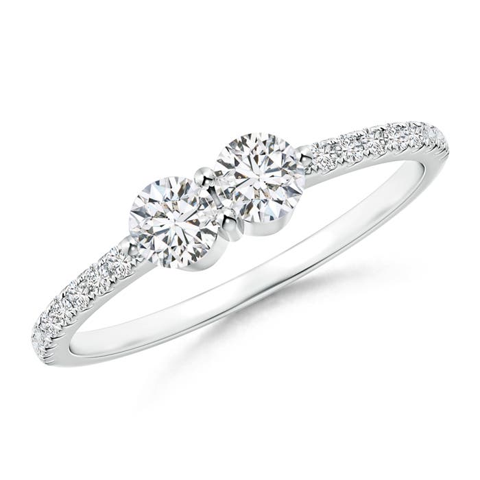 H, SI2 / 0.5 CT / 14 KT White Gold