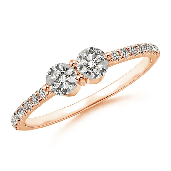 K, I3 / 0.5 CT / 14 KT Rose Gold