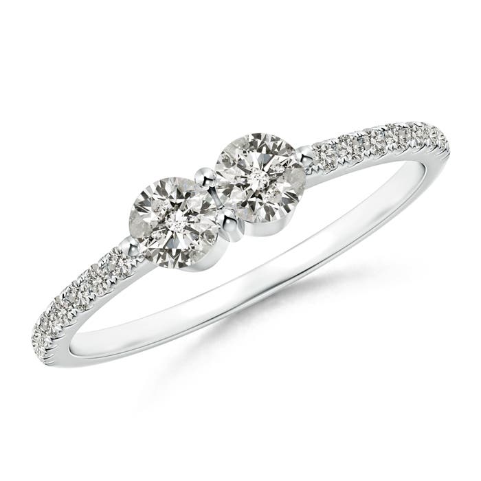 K, I3 / 0.5 CT / 14 KT White Gold