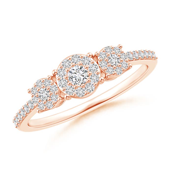 H, SI2 / 0.37 CT / 14 KT Rose Gold