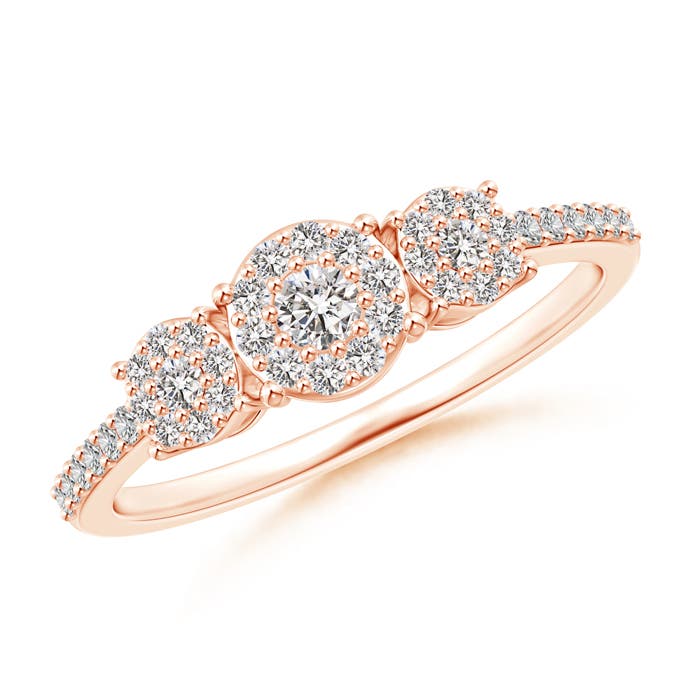 I-J, I1-I2 / 0.37 CT / 14 KT Rose Gold