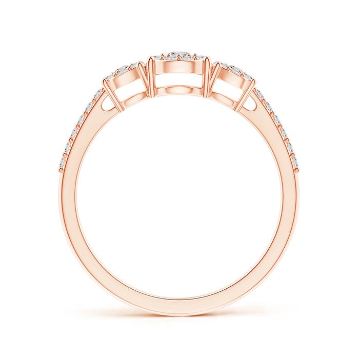 I-J, I1-I2 / 0.37 CT / 14 KT Rose Gold