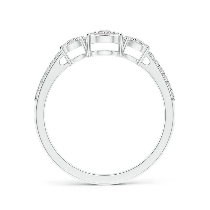 I-J, I1-I2 / 0.37 CT / 14 KT White Gold