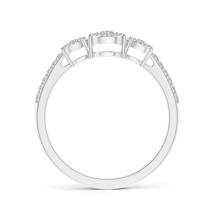 K, I3 / 0.37 CT / 14 KT White Gold