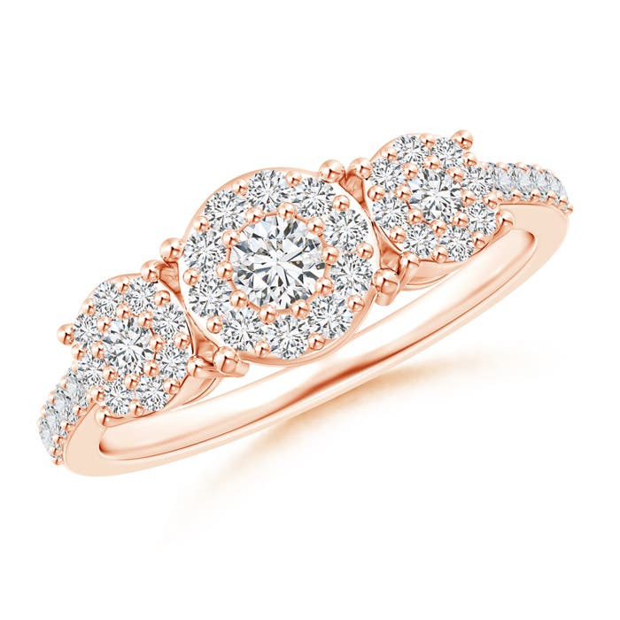 H, SI2 / 0.61 CT / 14 KT Rose Gold