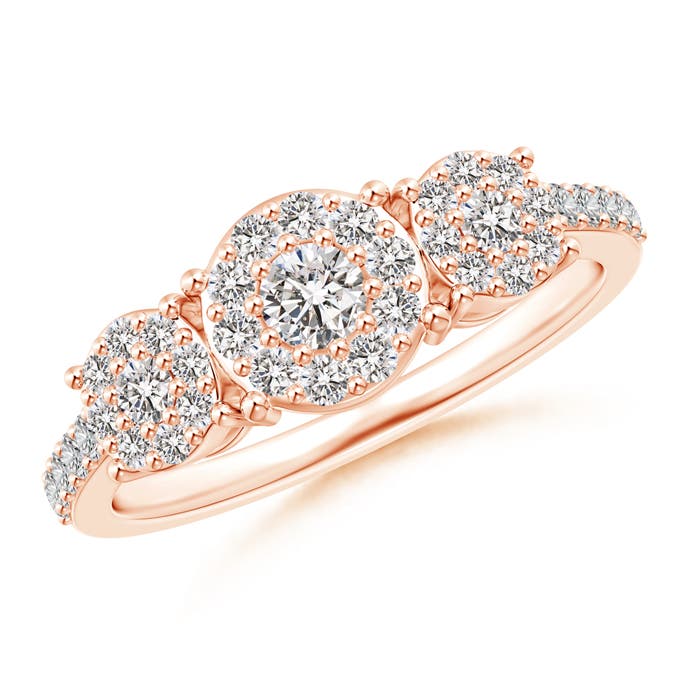 I-J, I1-I2 / 0.61 CT / 14 KT Rose Gold