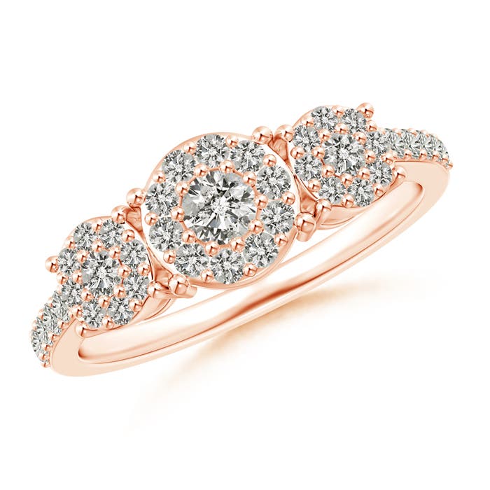 K, I3 / 0.61 CT / 14 KT Rose Gold